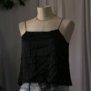 Black Spaghetti Strap Tank
