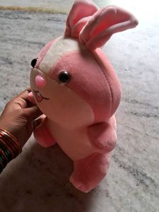 Cute Pink Bunny Plush