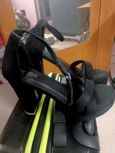 Black Strappy Heels