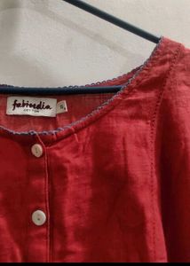 Fabindia Red Top