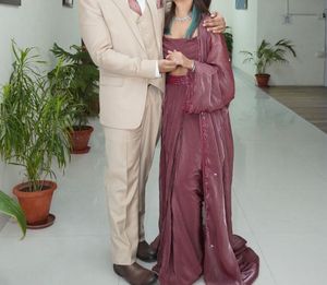 CO Ord Set With Cape From Kalki Fashion