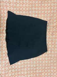 navy blue ruffle Skirt