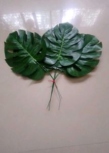 6 Monstera Fake Leaves