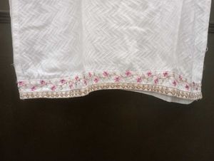 Elegant White Kurta Set