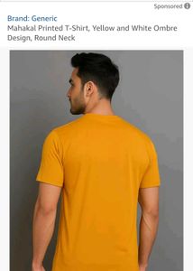 Mahakal Printed Ombre T-Shirt