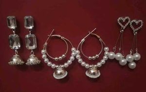 new 3 pairs Stylish Earrings Set