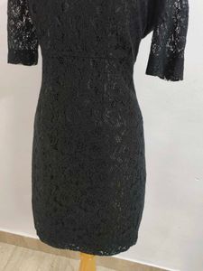 Black Lace Sheath Dress