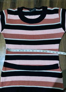 Striped Knit Top
