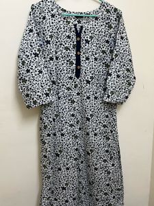 Floral Print Kurta