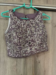 Lavender Lehenga Choli Set