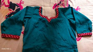Green Plain Kurti