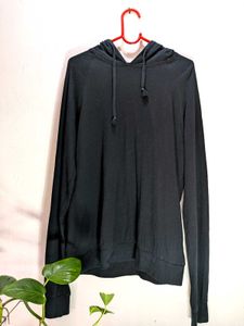Zara Casual Black Hoodie