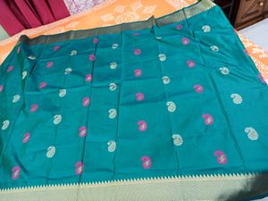 Brand New Bishnupuri Semi Silk Saree With Bp