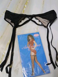 (1031)Black Lace Garter Belt