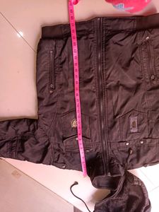 Men&#39;s Solid Black Regular Jacket