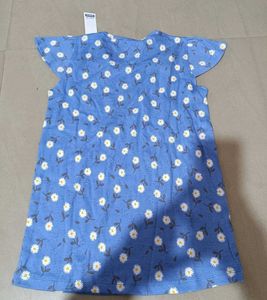 Cute Blue Floral Night Top, 13-14 Years