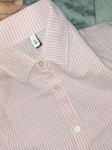 Striped Pink Button-Down