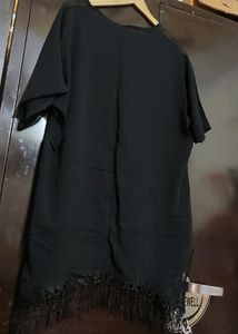 Black Transparent Top For Girl Or Woman 40 Bust