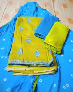 Chanderi Dress Material