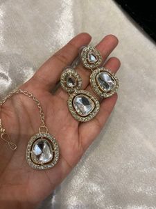 Regal Kundan Set (4pc)