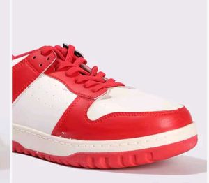 Yousta Red &amp; White low Top Sneakers