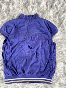 Purple Short Sleeve Jacket