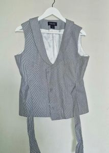 Allen Solly Blue Vest Jacket