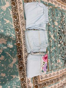 🔥 3 Peice Suit With Free Kurti 🔥