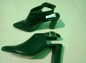 Black Slingback Heels