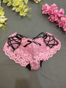 Pink Lace Detail Lingerie✨