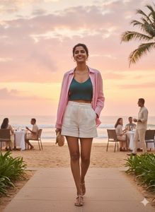 ✨ Pink Perfection: ZARA Lyocell-Linen Overshirt