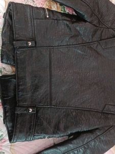 zara leather jacket.. slightly damaged