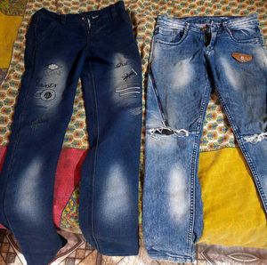 Combo 2 Boy's Jeans 12 To 14 Years
