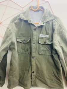 Olive Green Soilder Jacket