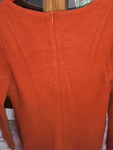Orange Long Sleeve Dress