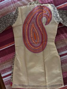 Nice festive suite with dupatta