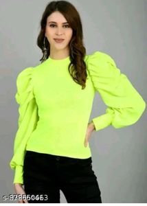 Full Puff Sleeves Tshirt For Women And Girls