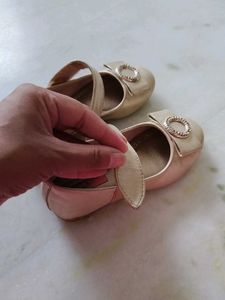 Cute Gold Toddler Shoes