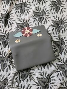 Cute Grey Sling Bag