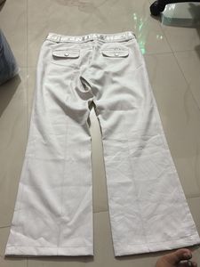 Elegant White Wide Leg Pants