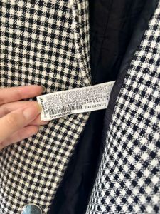 Zara Plaid Coat