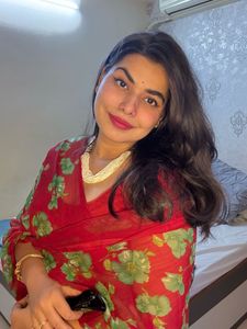 Elegant Red Floral Saree