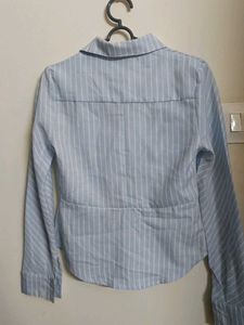 Striped Blue Women's Shirt