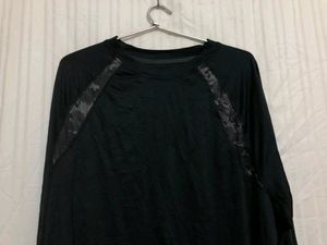 Reebok Black Long Sleeve T Shirt