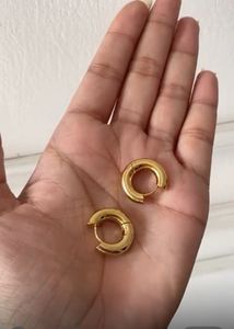 Basic Round Hoops Anti-tarnish