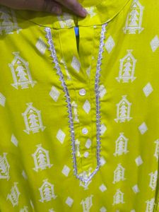 Lemon Green Kurti