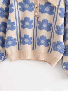 Floral pinteresty Knit Sweater