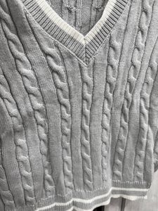 Gray Cable Knit Sweater Vest - Fits upto S/M Size