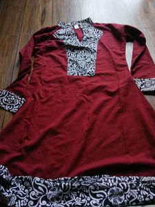 Maroon Ethnic Kurti