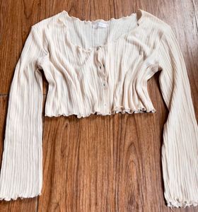 Ribbed Knit Cardigan